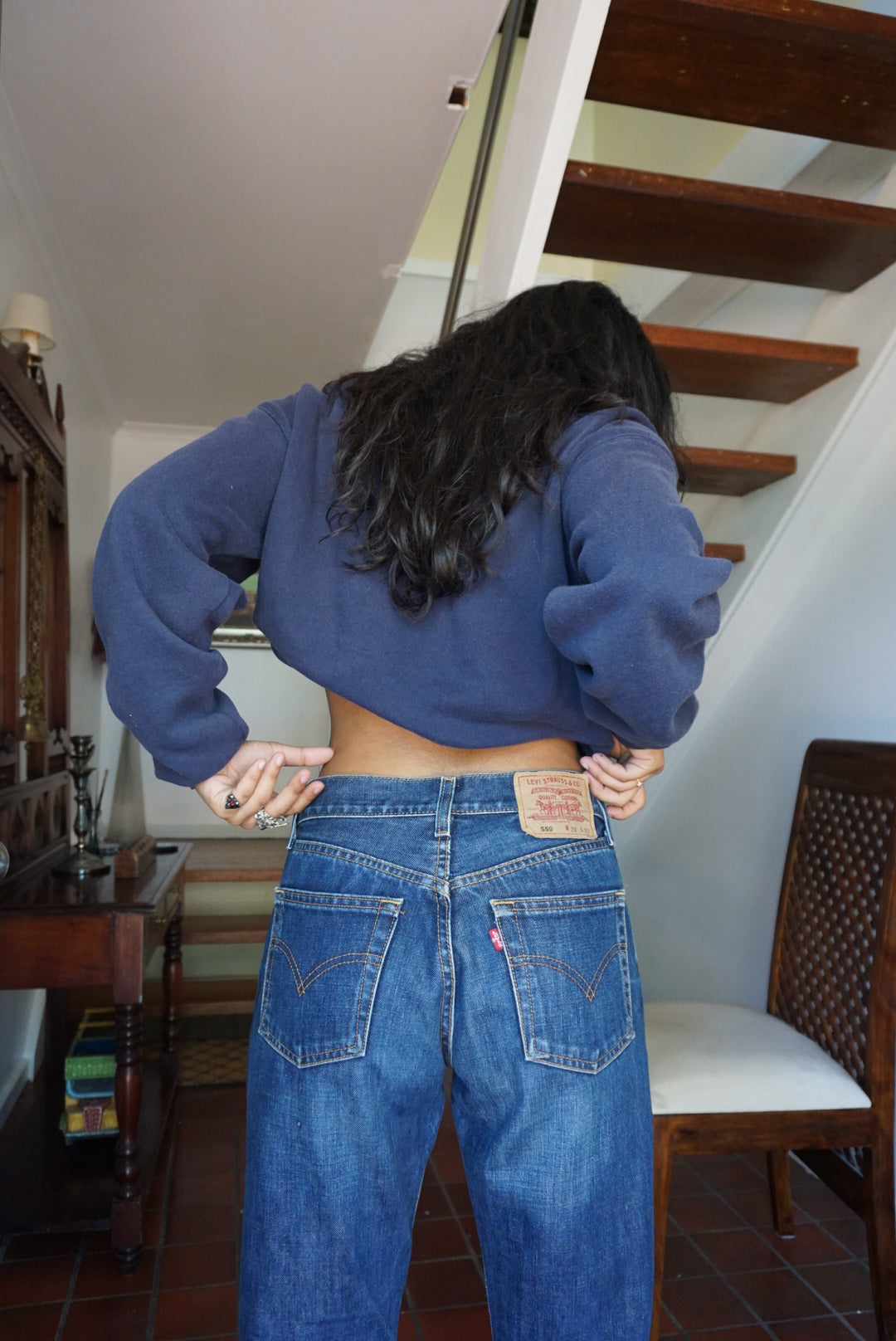 Levis Dark Denim Jeans (29Wx32L)
